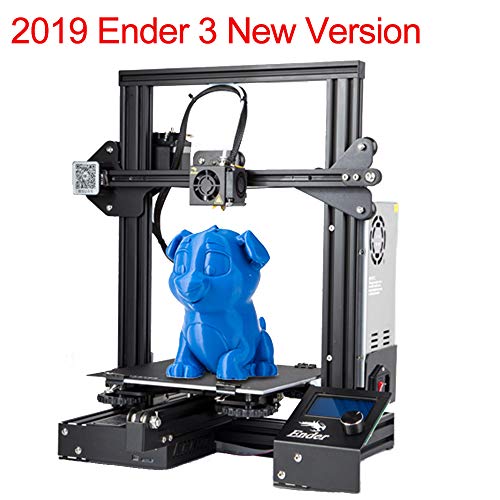 CCTREE 2019 New Version Creality Ender 3 3D Printer Aluminum DIY with Resume Printing for Home & School Use 220x220x250mm 
